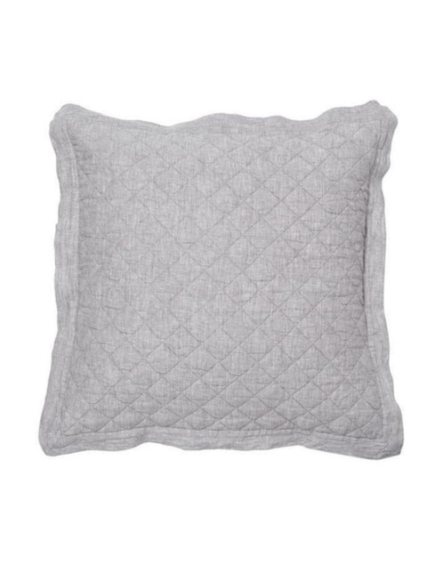FUNDA ALMOHADA BELGIAN F L, EURO, GRIS
