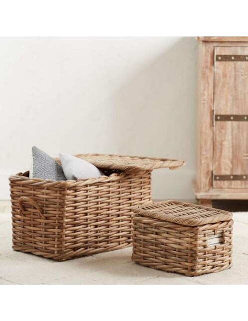 Cesto multiusos Aubrey de ratán 2