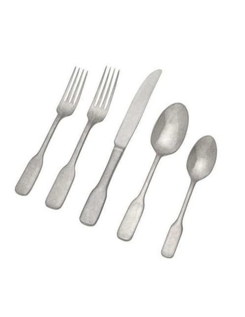 Set cubiertos Fortessa Ashton de acero inoxidable 5 piezas