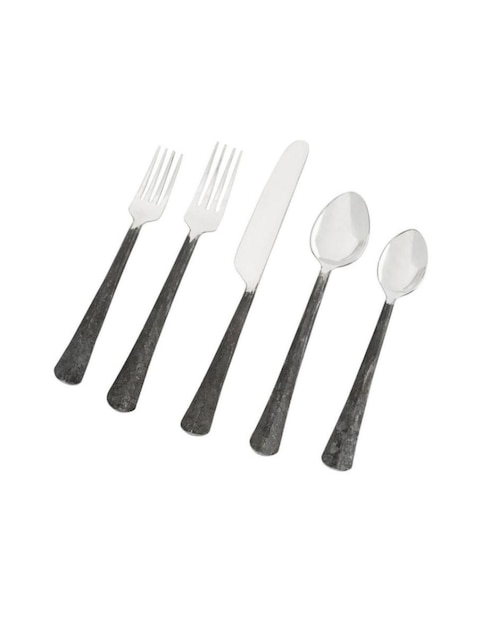 Set cubiertos Ridge de acero inoxidable 5 piezas