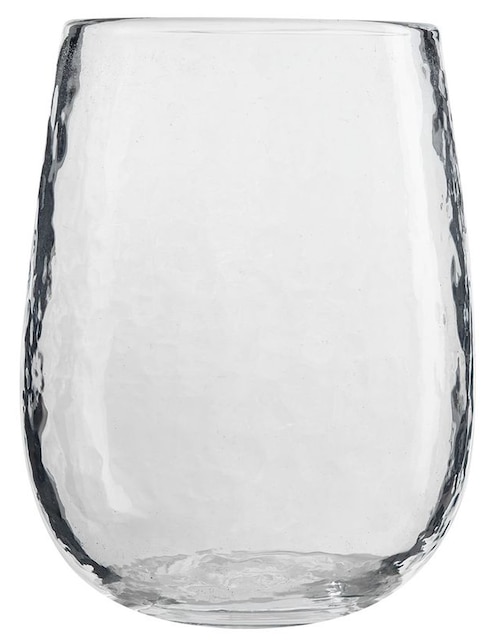 Vaso Hammered de cristal