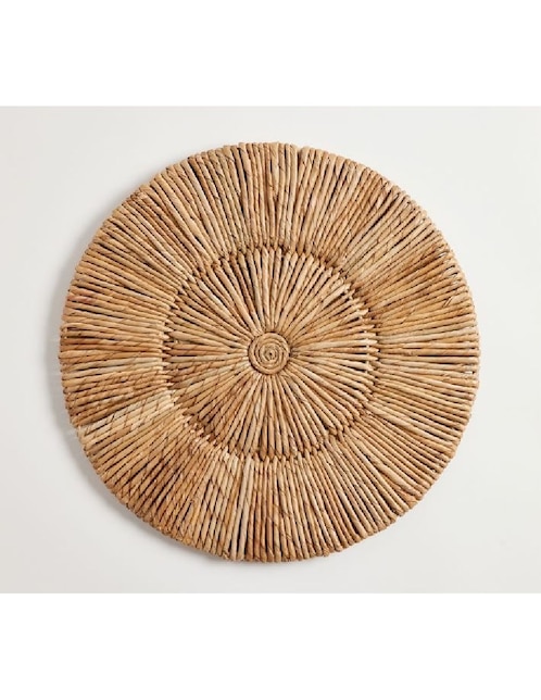 Plato base Malibu Handwoven de ratán