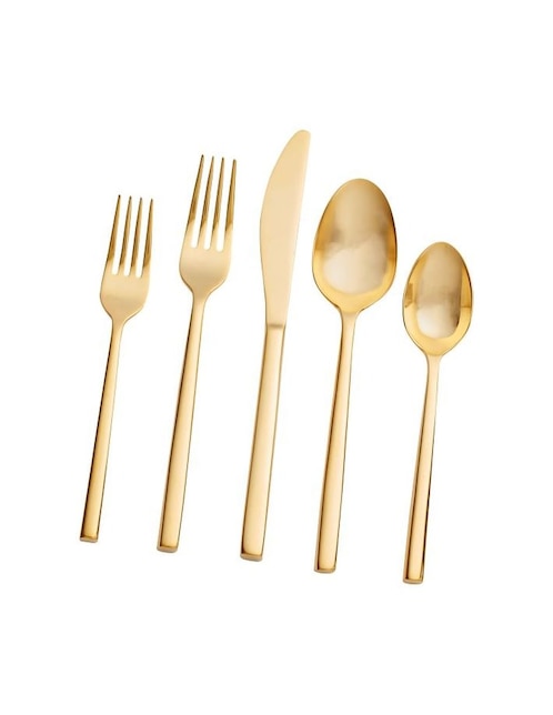 Set cubiertos Luna de acero inoxidable 5 piezas