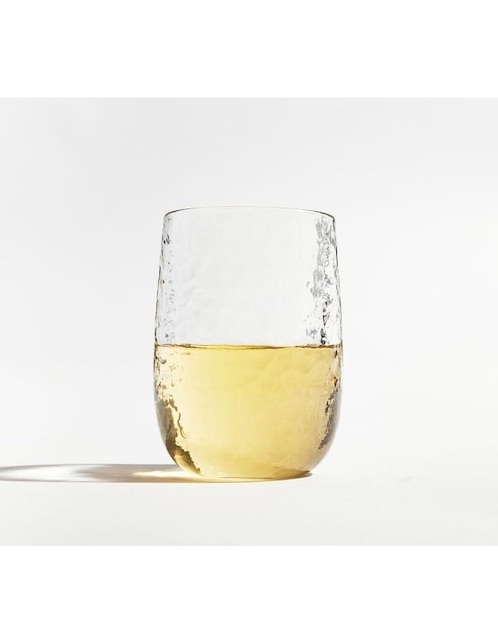 Vaso para vino Hammered de plástico