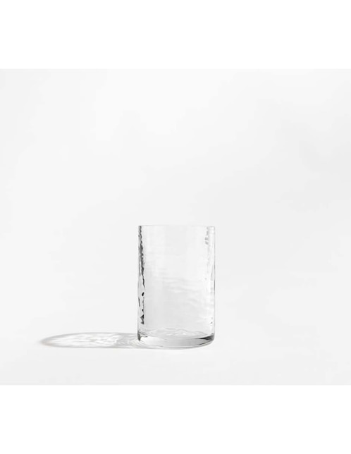 Porta cepillo de dientes Hammered Glass 1 compartimento