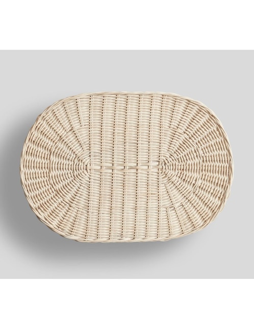 Plato base Wicker Woven de ratán