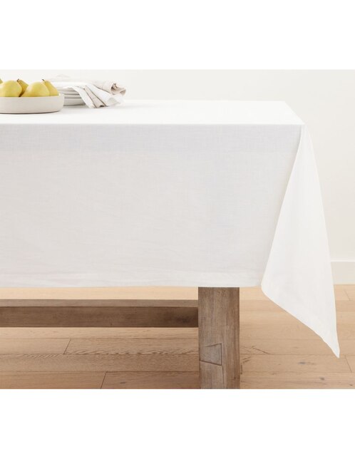 Mantel rectangular de algodón Entertaining Essentials Cotton