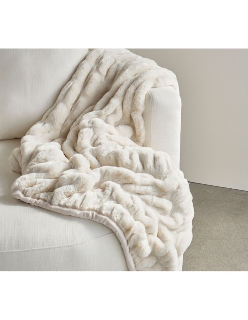 Frazada de tejido plano Faux Fur 1