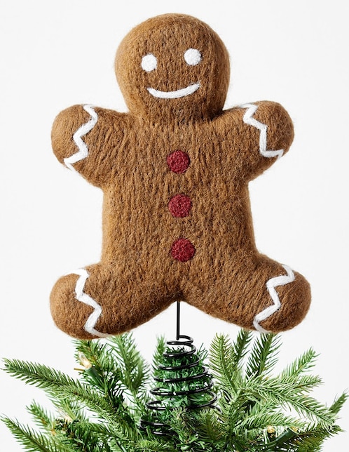 POTTERY BARN Adorno de galleta de jengibre Gingerbread Tree