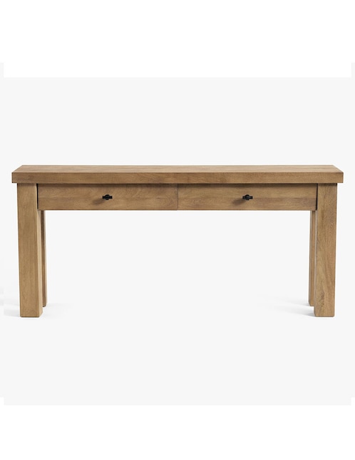 POTTERY BARN Consola Oakleigh de madera