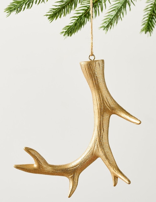 Ornamento navideño Gold Antler