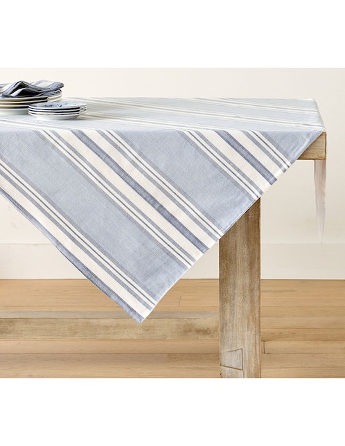 Mantel cuadrado de algodón Kravet