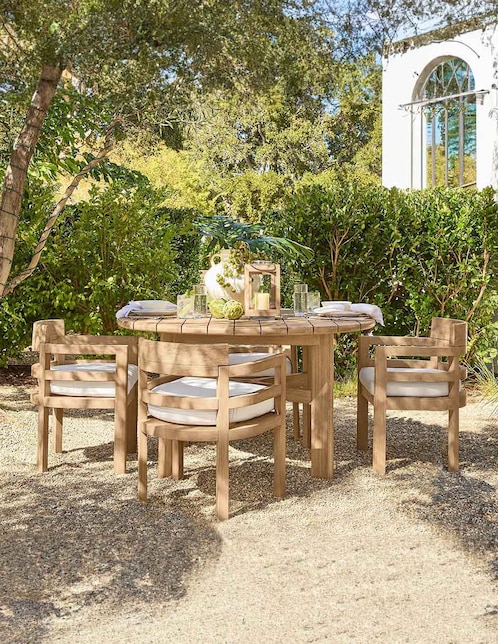 Mesa para jardín Pottery Barn Woodside
