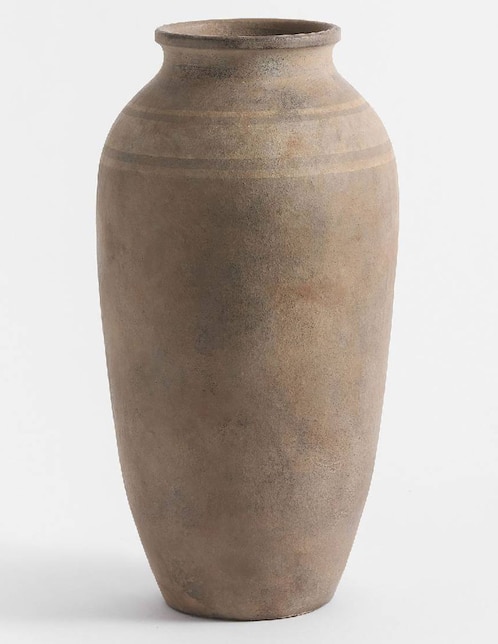 Florero Terracota Striped