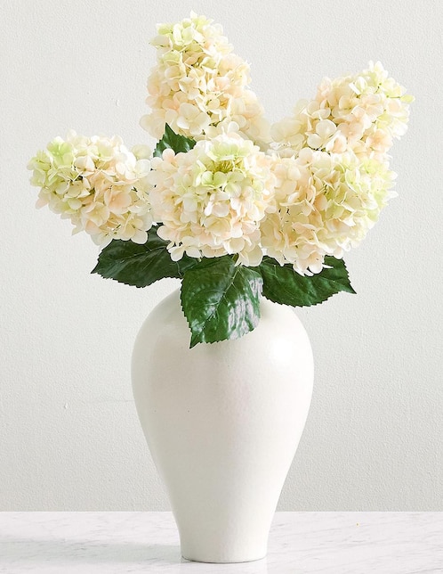 Ramo de hortensia decorativos Faux Bundle