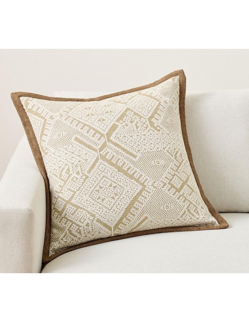 FUNDA COJÍN PB FEZ, 55 X 55 CM, BLANCO