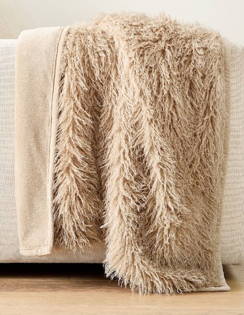 Frazada de tejido plano Mongolian Faux Fur