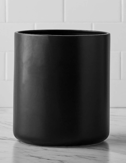 Bote de basura Black de porcelana