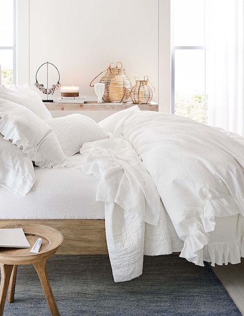 Duvet Belgian Fringe Ruffle