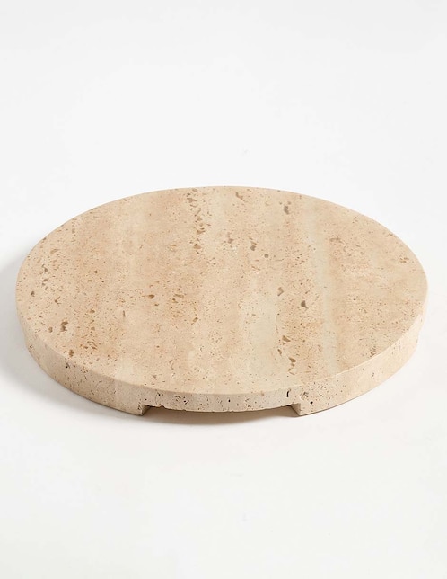 Tabla para queso Travertine de mármol