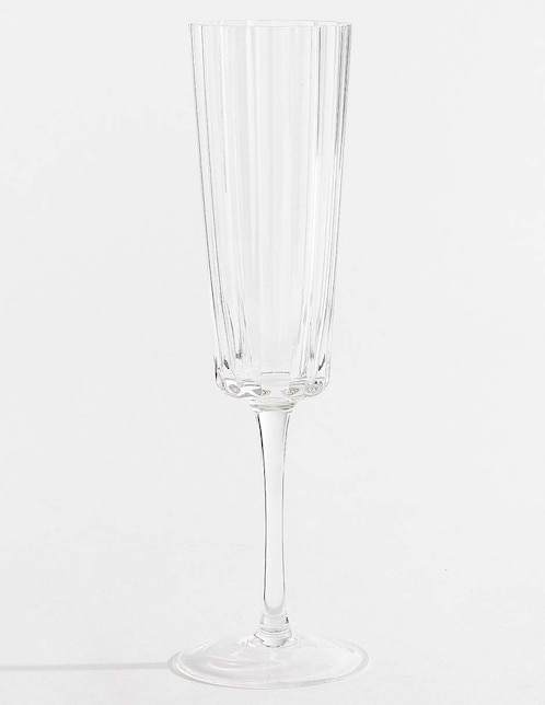 Copa para vino Fluted de vidrio