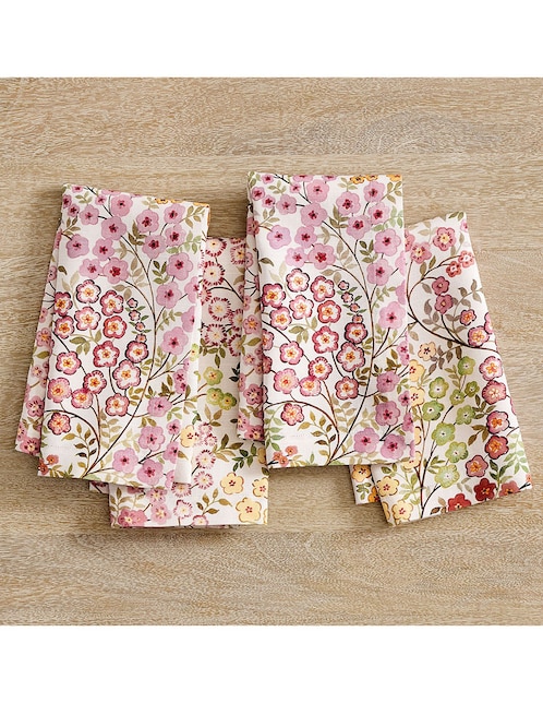SET SERVILLETA, 50 X 50 CM, ROSA