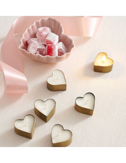 Imagen de producto Vela aromática Heart 9 piezas