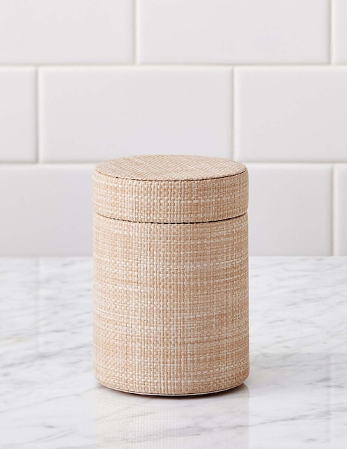Frasco de almacenamiento Raffia