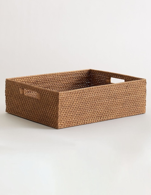 Canasta rectangular Tava Baskets de ratán