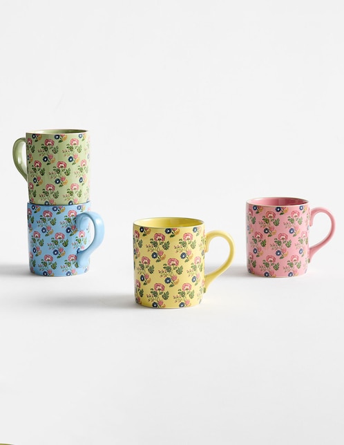 Set de tazas americanas Botanical Bunny 4 tazas