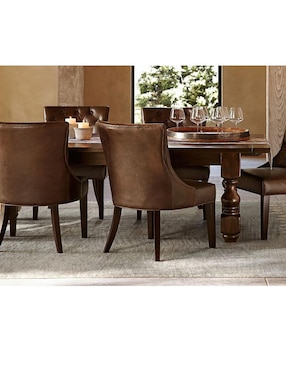 Bandeja de servicio Lazy Susan Barrel de madera
