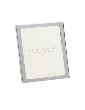 Portarretrato Modern Silver para 1 foto