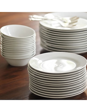 Plato ensalada Caterer's de porcelana