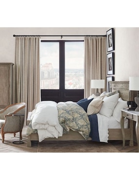 Cama Livingston de madera king size