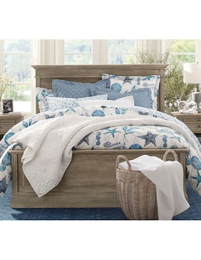 Cama Livingston de madera king size