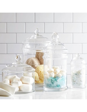 Frasco para baño Classic Glass