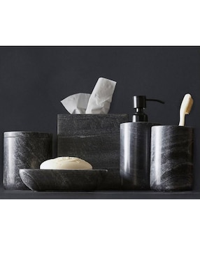 Fraco de almacenamiento Black Marble