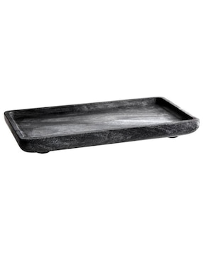 Charola multiusos Black Marble de mármol