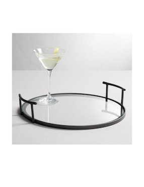 Bandeja de servicio Bleecker de aluminio