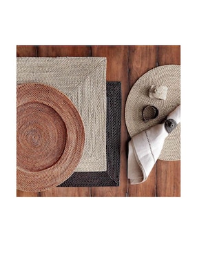 Plato base Tava Handwoven de ratán