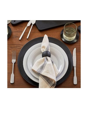 Plato base Chateau de madera