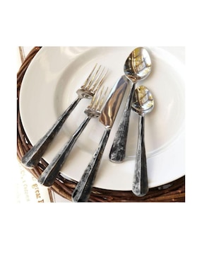 Set cubiertos Ridge de acero inoxidable 5 piezas