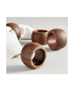 Set de aros para servilletas Chateau 4 piezas