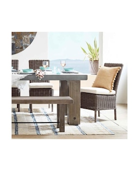 Cojín decorativo Pom Pom Faux