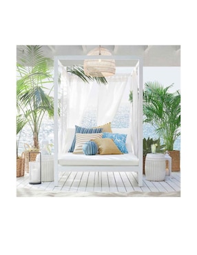 Cojín decorativo Pom Pom Faux