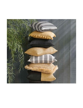 Cojín decorativo Pom Pom Faux