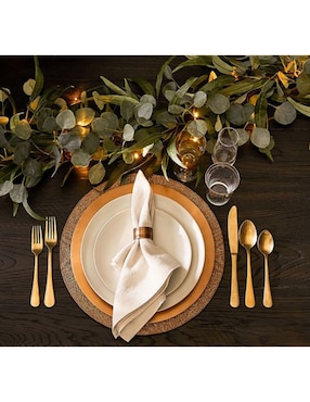 Plato base navideño Bleecker de aluminio