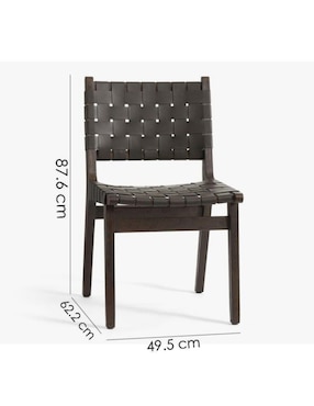 Silla Fenton de piel