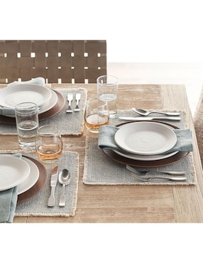 Set servilleta Mason Oversized de lino 4 piezas
