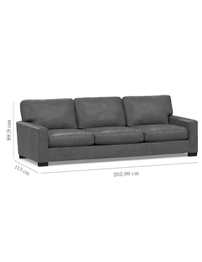 Love seat Turner de piel